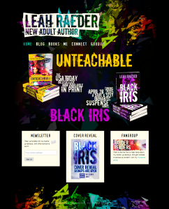 New leahraeder.com design