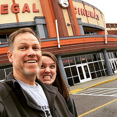 Daddy-Daughter date to Middle Earth. I mean, the #Hobbit. Mixed emotions, knowing this is last Tolkien movie.