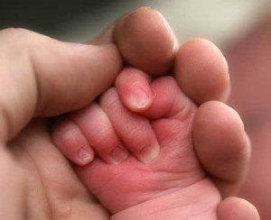 baby hand