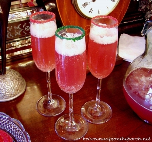 Champagne punch on Sophia Kimble
