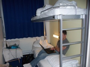 Copenhagen Youth hostel room