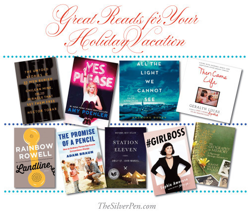 Books to Read on Holiday Vacation | The Silver Pen