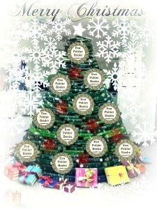 Eva Pohler Books Christmas Tree with snow