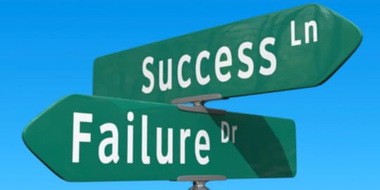 Success or Failure signpost image. When failure is not an option