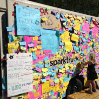 sparktruck post it