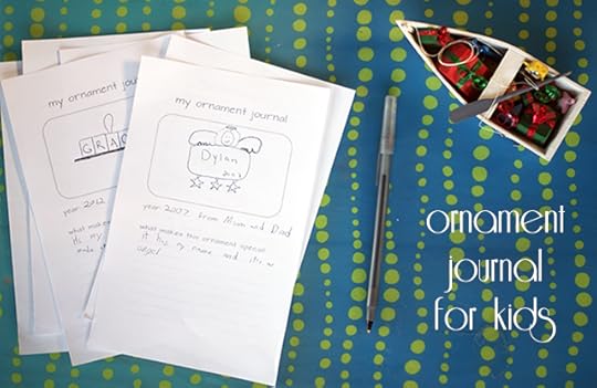 Ornament Journal for Kids