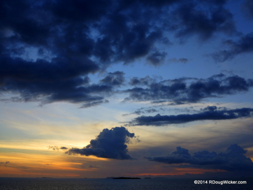 Sunset in Fiji