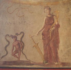 Isis Fortuna from the Temple of Isis, Pompeii
