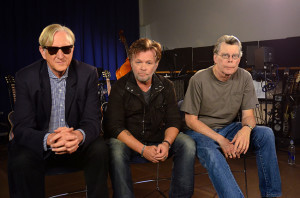 From left, T-Bone Burnett, John Mellencamp, Stephen King.