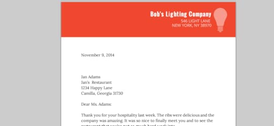 You can teach business letters using graphics.