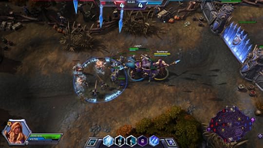Jaina casting Blizzard in Heroes of the Storm