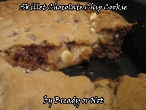 Skillet Chocolate Chip Cookie