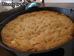 Skillet Chocolate Chip Cookie