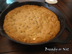 Skillet Chocolate Chip Cookie