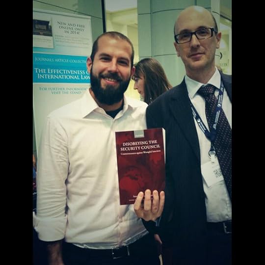 Antonios Tzanakopoulos, author of Disobeying the Security Council: Countermeasures against Wrongful Sanctions, and OUP's very own John Louth