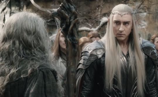 Thranduil and Gandalf in The Hobbit: The Battle of the Five Armies