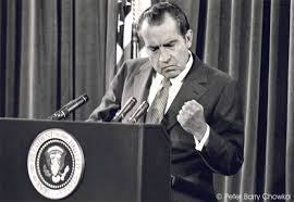 Nixon fist pump