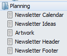 Newsletter Planning