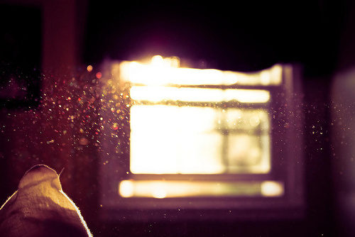 sunlight through a window