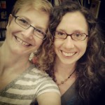 At Leigh Bardugo's book launch party with fellow Freeway Dragon, Julia