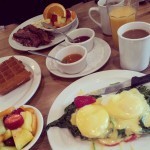 Brunch at More Than Waffles, one of our favorite places on Earth.