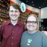 Chris and Steven on a movie outing