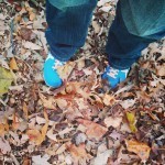 Leaves! Leaves on my feet!