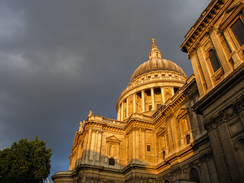 St. Paul's at Sunset