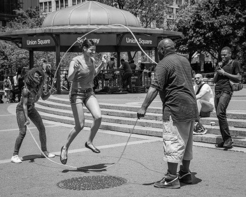 If you're doubly cool, you can double dutch. (image by Flickr user John St John)