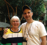 I cornered Becky Condit and got this shot.