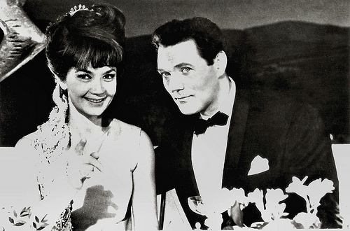 Liselotte Pulver and Harald Leipnitz in Herrliche Zeiten im Spessart (1967)