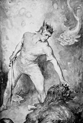 Enter the Hero - Beowulf steps up to the role