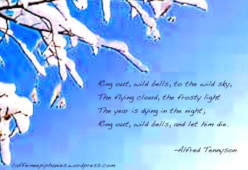 Winter branch with copyspace