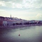 The 'Buda' side of Budapest.