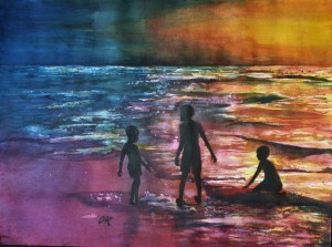 4-Boys On the Beach 1