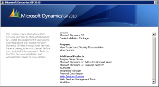 Microsoft Dynamics GP 2010 Setup Utility