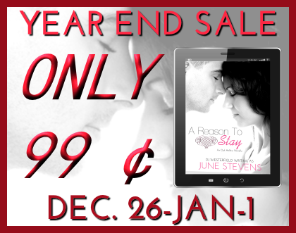 HAPPY NEW YEAR! A Reason to Stay: A Plus Size Heroine Romance (Oak Hollow Book 1) is on sale for only $0.99 through New Years Day! (Or get it FREE if you have Kindle Unlimited). http://www.amazon.com/dp/B00HTCBX62 Ellie loves her hometown, job, and her best friend Jake. But Jake is a ladies man that will never settle down. Ellie can’t stand to see him with other women anymore, so she is packing up and leaving Oak Hollow and everything she loves to start over. A night of unexpected passion makes her start to think maybe things can work out between them, until she happens upon a secret Jake has been keeping for more than a year. Will their friendship be forever torn apart? Or will Ellie find A Reason to Stay?