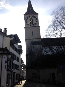 The biggest clock face in Europe