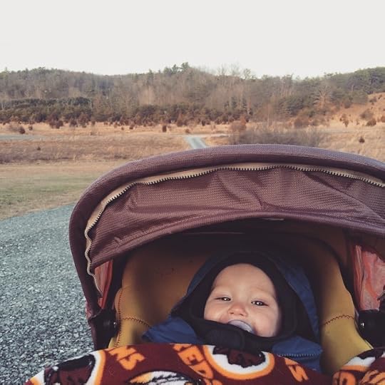 Walking with the baby