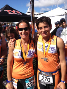 Marathon runners Stacy and Jonah
