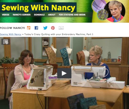 Today's Crazy Quilting with your Embroidery Machine Eileen Roche & Nancy Zieman