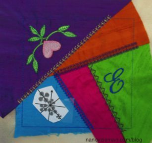 Today's Crazy Quilting with Your Embroidery Machine as seen on Sewing With Nancy Zieman and Eileen Roche