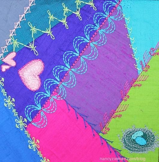 Today's Crazy Quilting with Your Embroidery Machine as seen on Sewing With Nancy Zieman and Eileen Roche