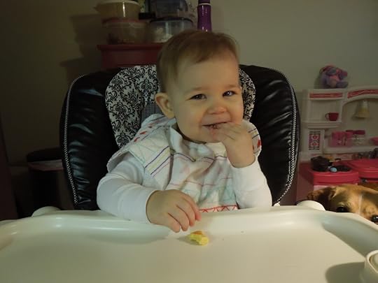Eating Orange Pancakes