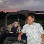 In Virgina with mu buddy Dante Gonzales visiting.