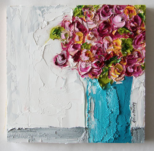 Vase of roses - OILfull-