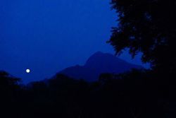 ARUNACHALA AT NIGHT IN BLUE 2