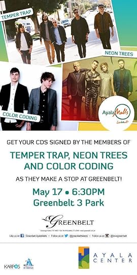 Temper Trap, Neon Trees, and Colour Coding at the Ayala Malls