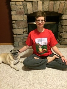 Reader Missy Schwebach and her dog Heidi