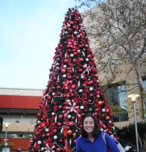 Christmas tree and me